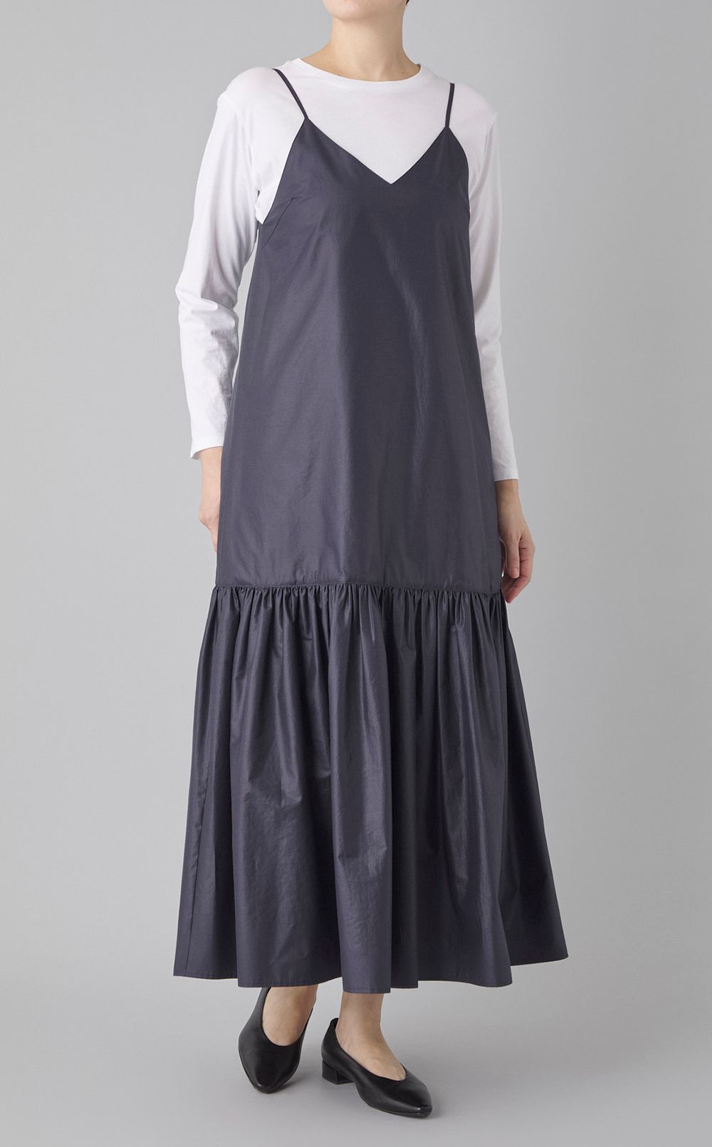タフタキャミソールワンピース