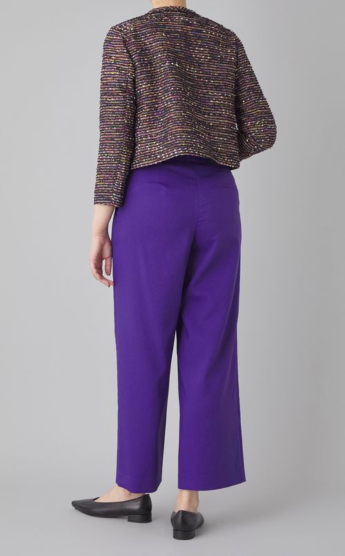 フリンジヤーンツイードジャケット