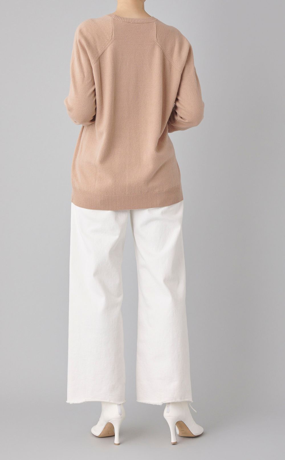 ウールクルーネックニットプルオーバー