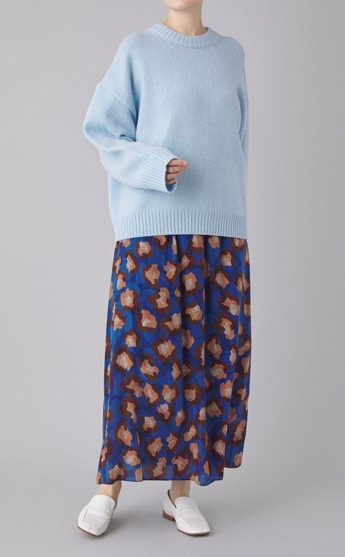 レオパードプリントスカート