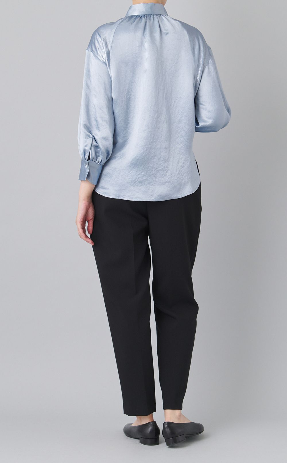 プリントミドルスリーブシャツ