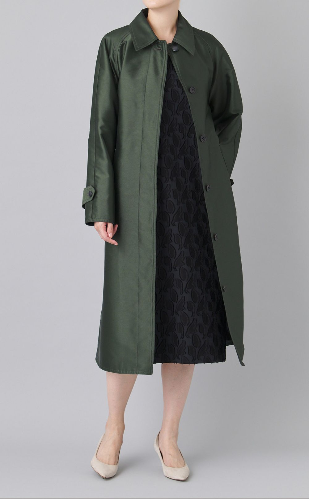 ツイルステンカラーコート