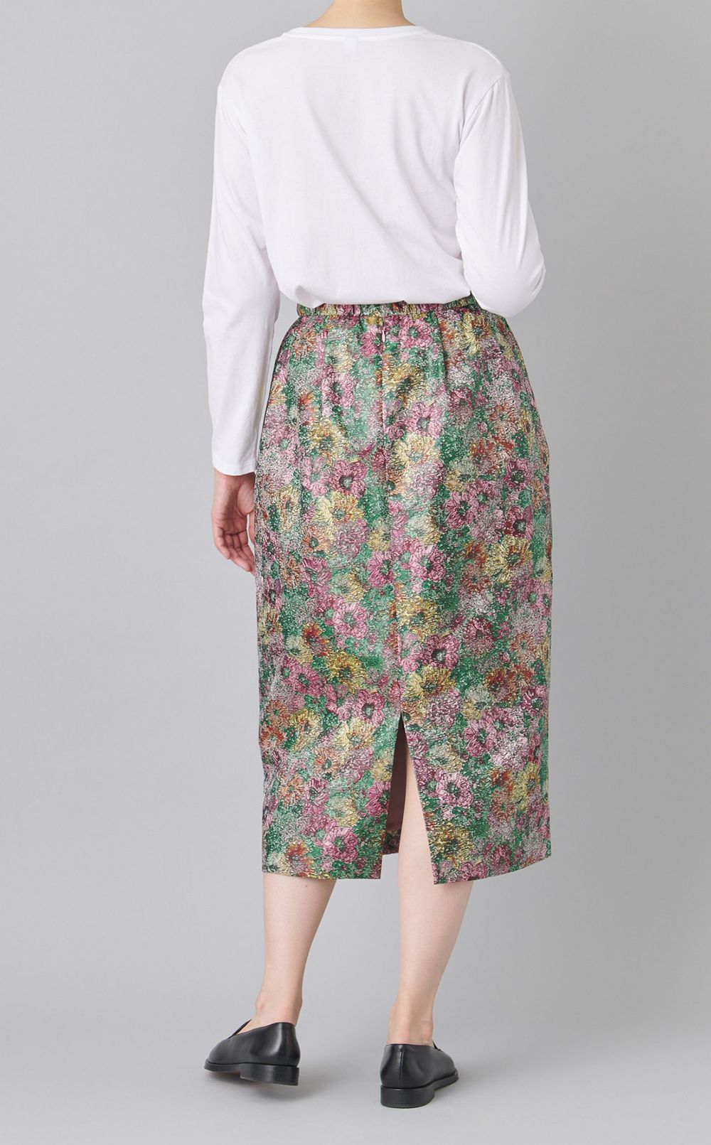 フラワージャガードコクーンスカート