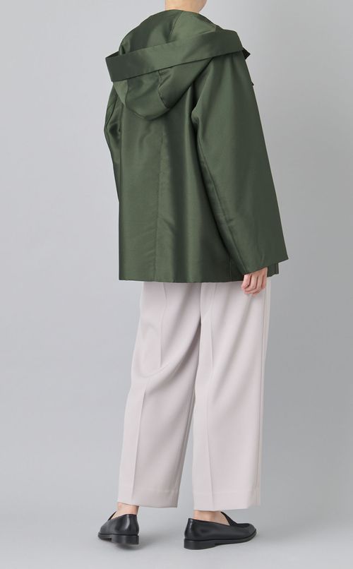 ツイルフーデットショートコート