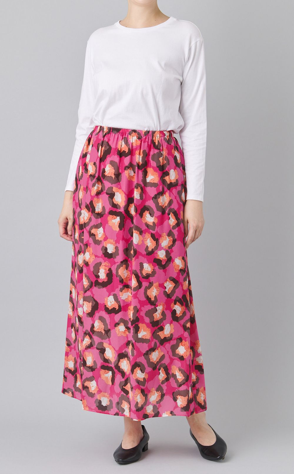 レオパードプリントスカート