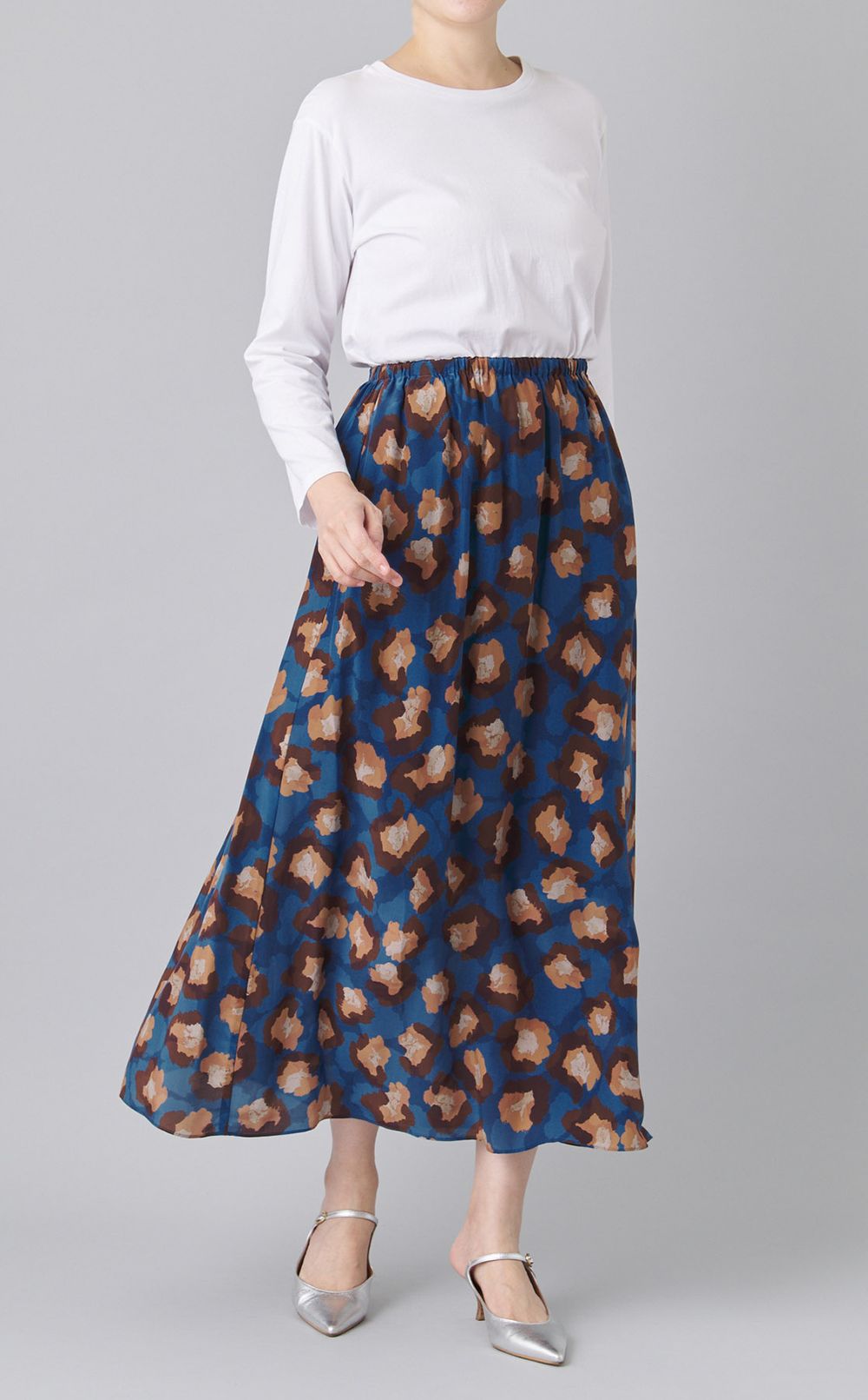 レオパードプリントスカート