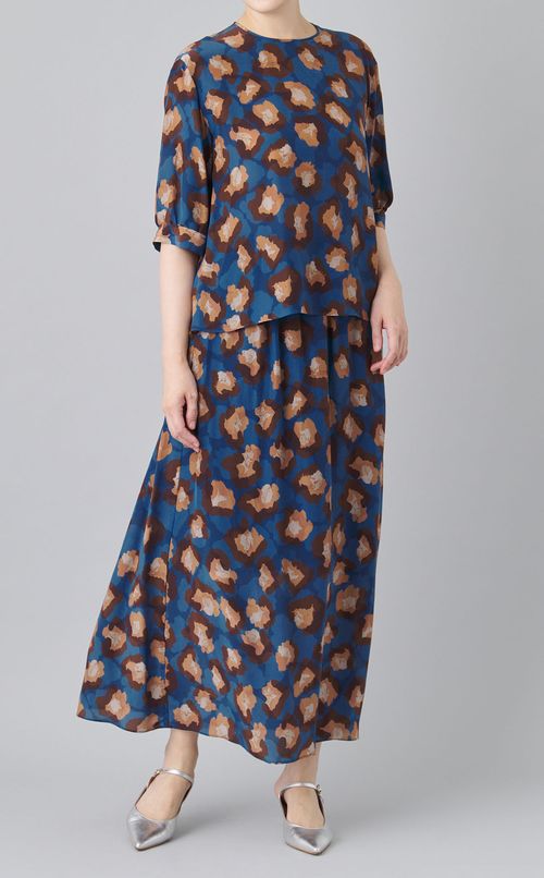 レオパードプリントスカート