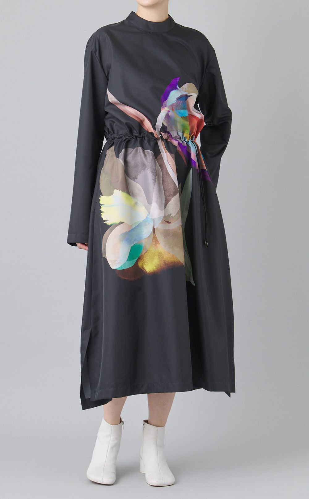 プリントドローコードワンピース