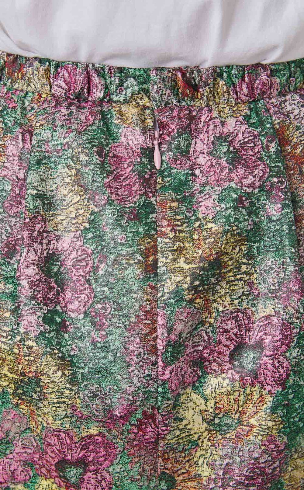 フラワージャガードコクーンスカート