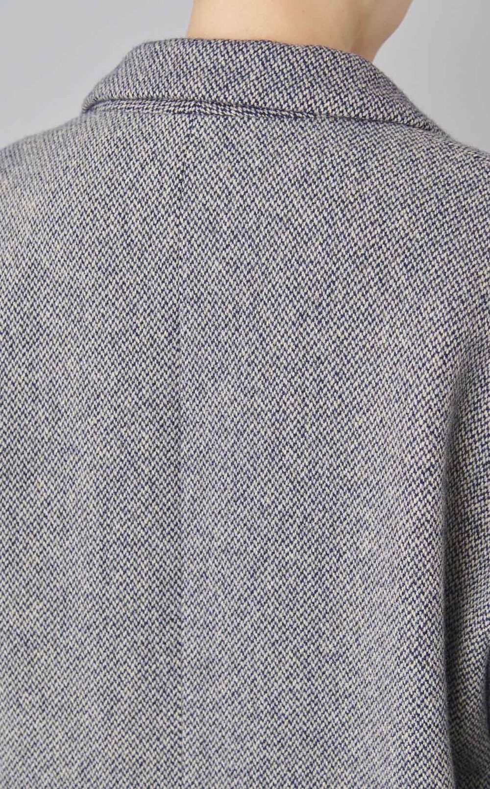 ウールヘリンボーンシングルコート