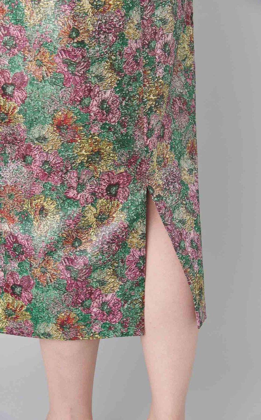 フラワージャガードコクーンスカート