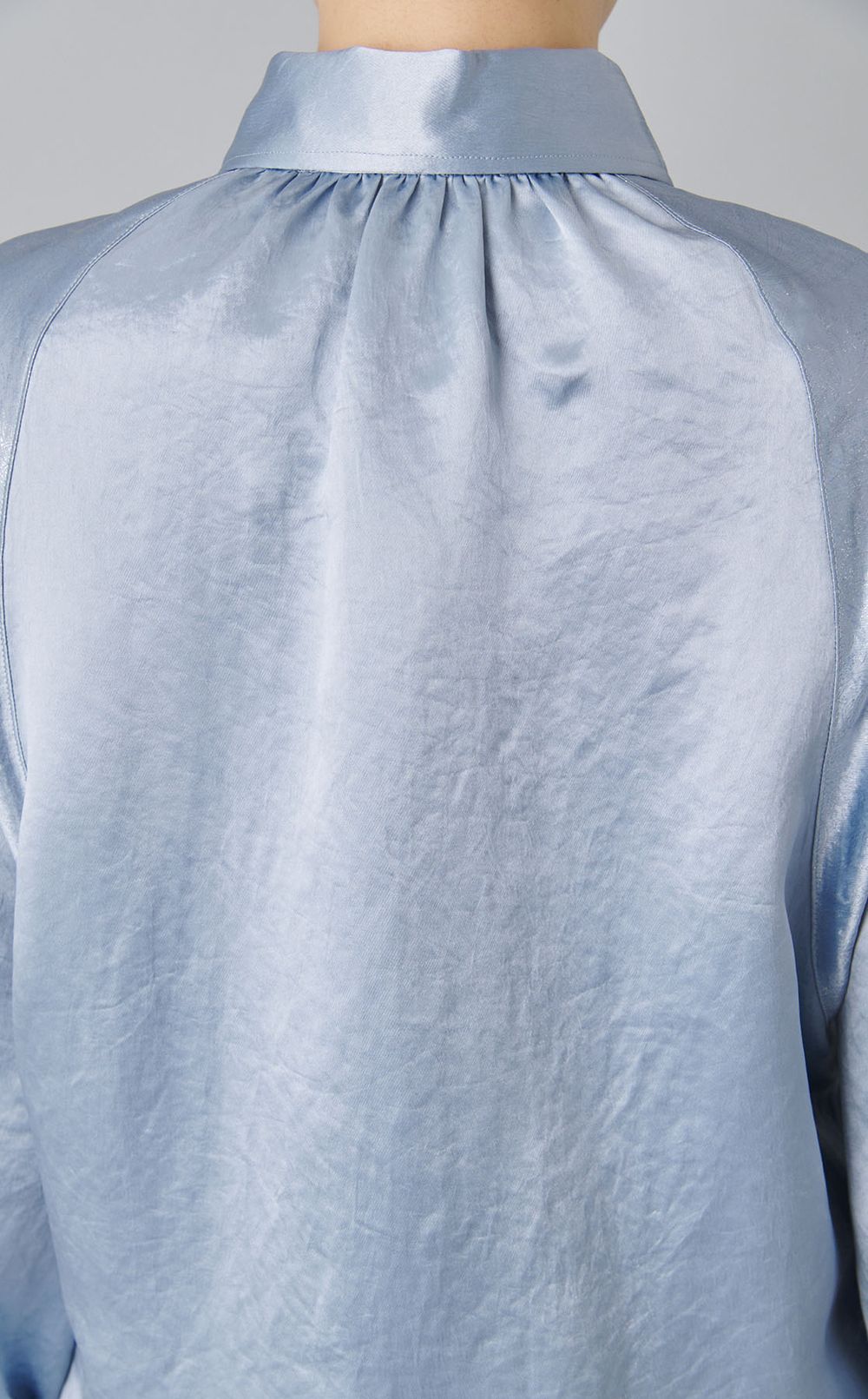 プリントミドルスリーブシャツ