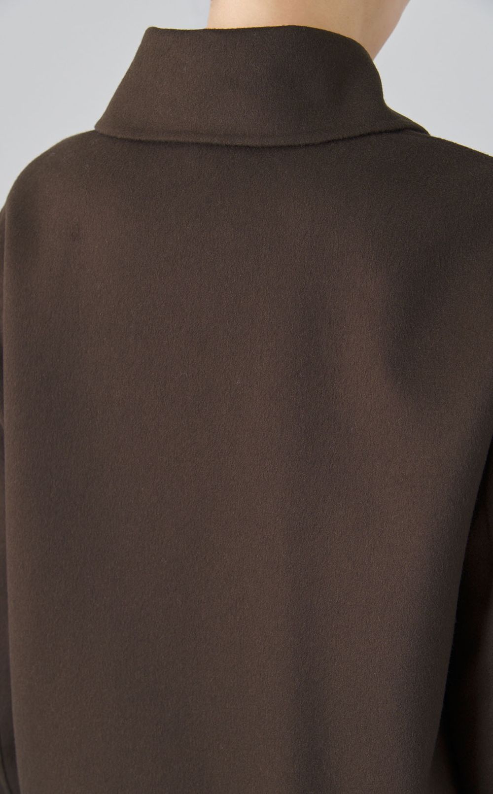 ダブルフェイスショートPコート