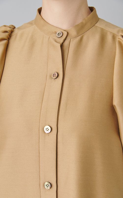 ボリュームスリーブワンピース