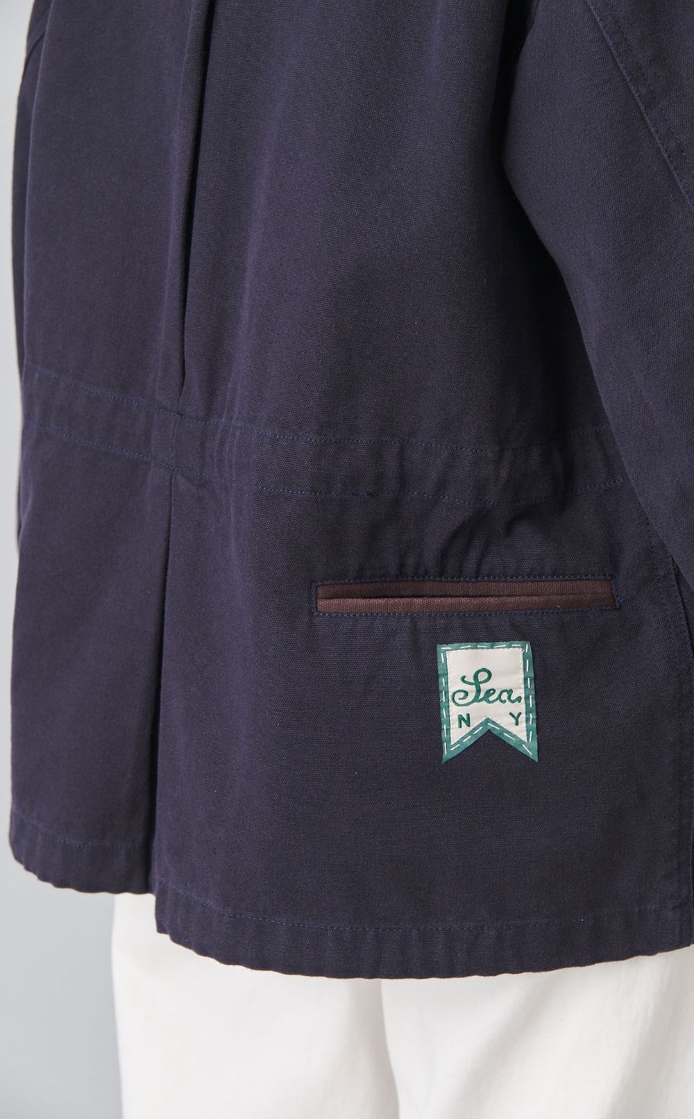 コットンパッチワークワークブルゾン