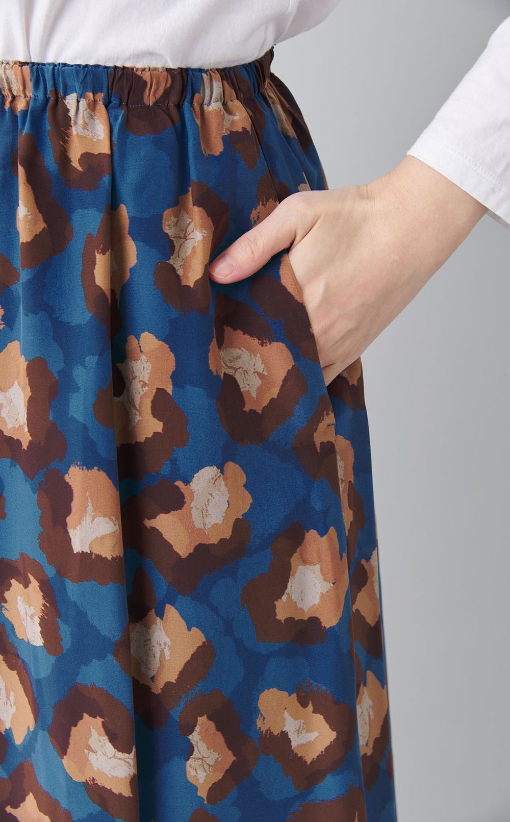 レオパードプリントスカート