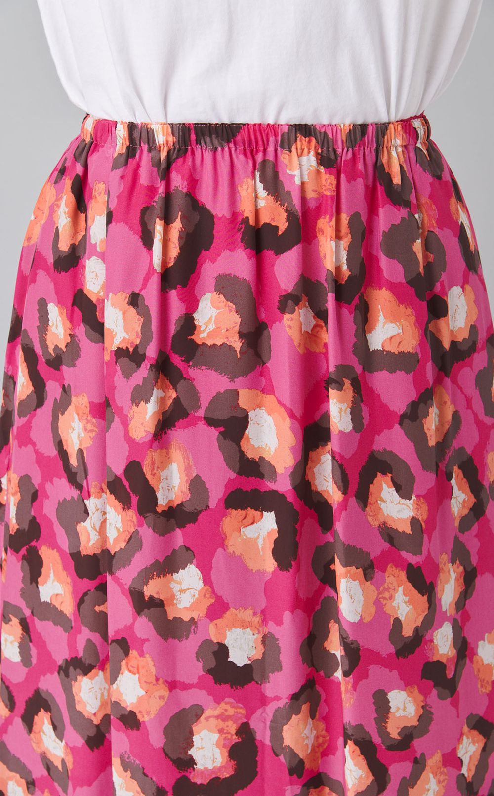 レオパードプリントスカート