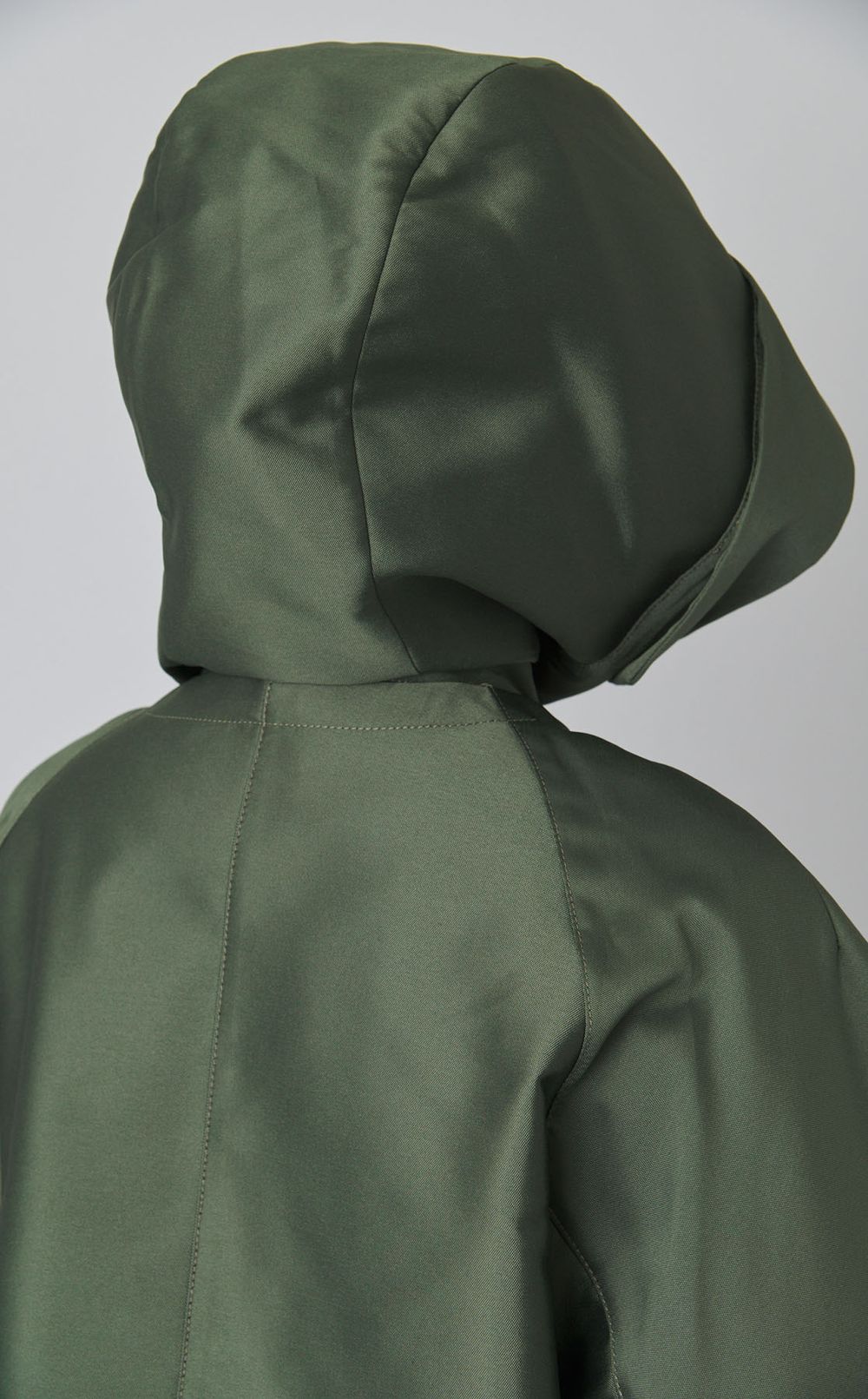 ツイルフーデットショートコート