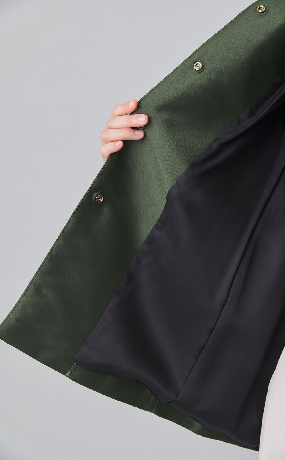 ツイルフーデットショートコート