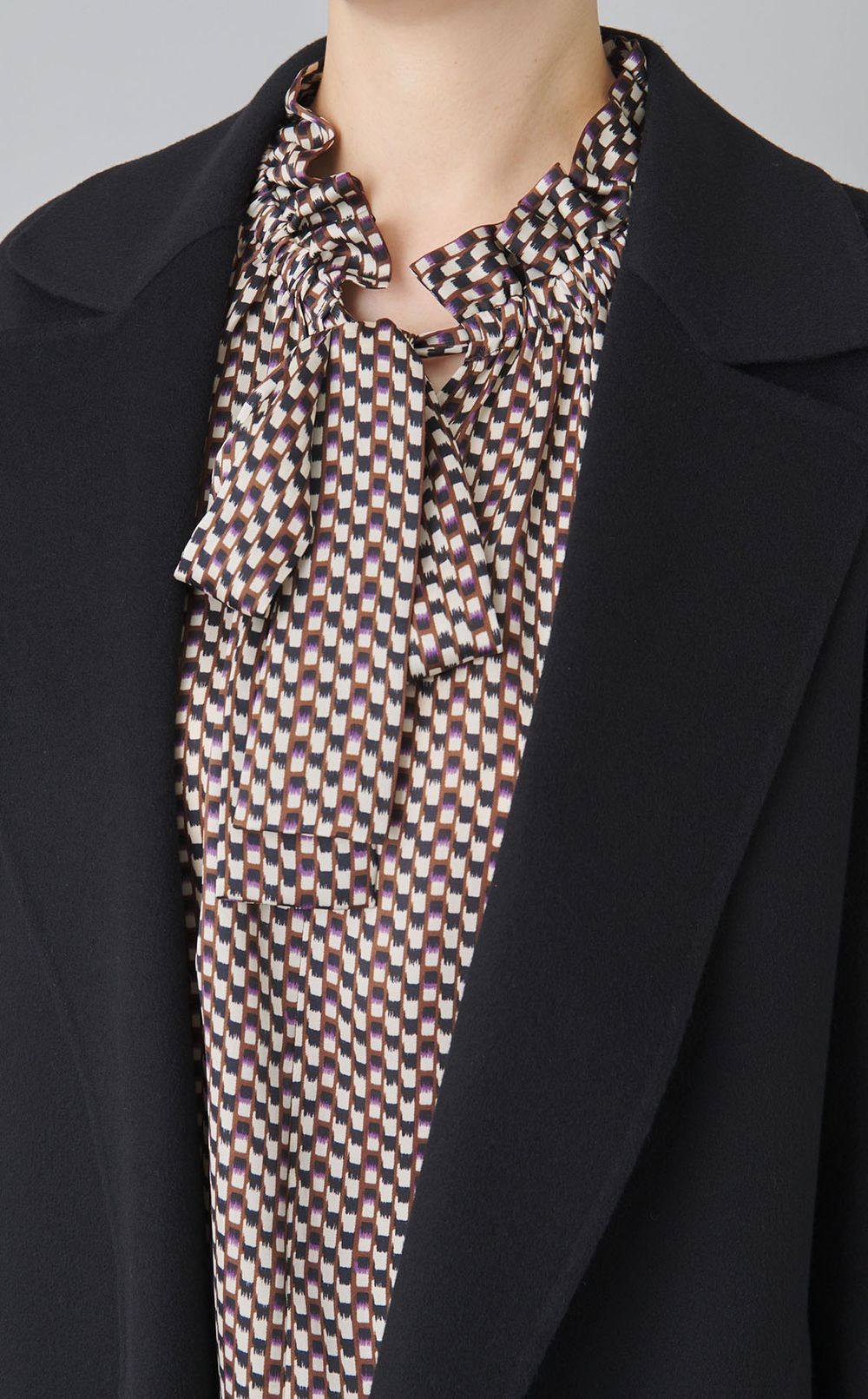 ダブルフェイスジャケットコート