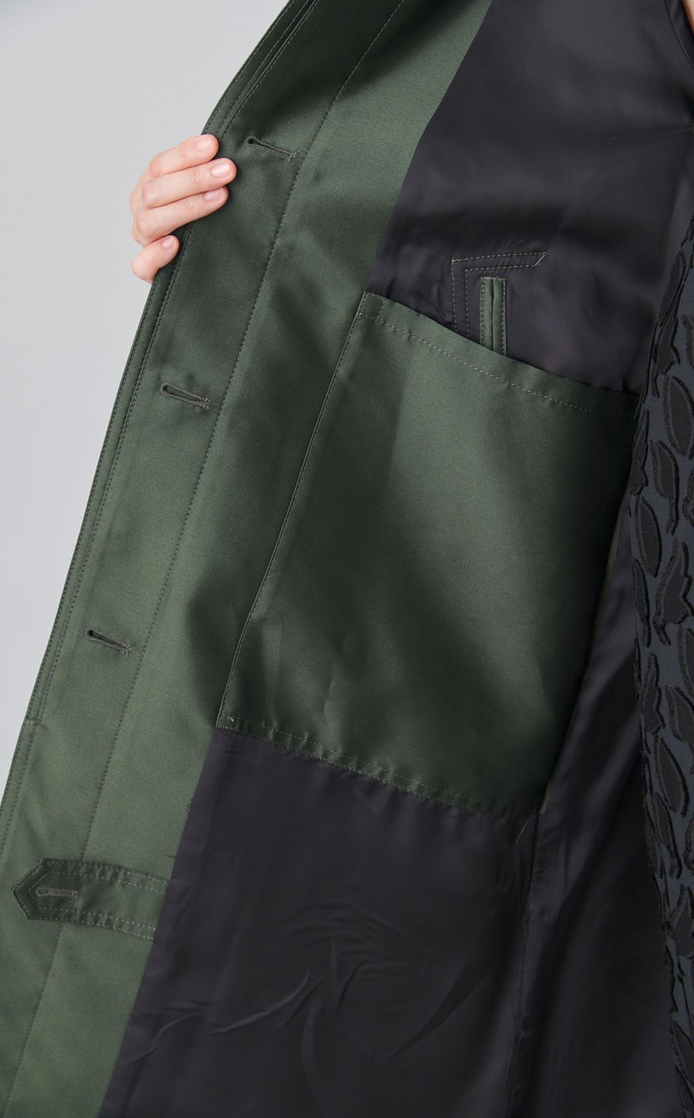 ツイルステンカラーコート