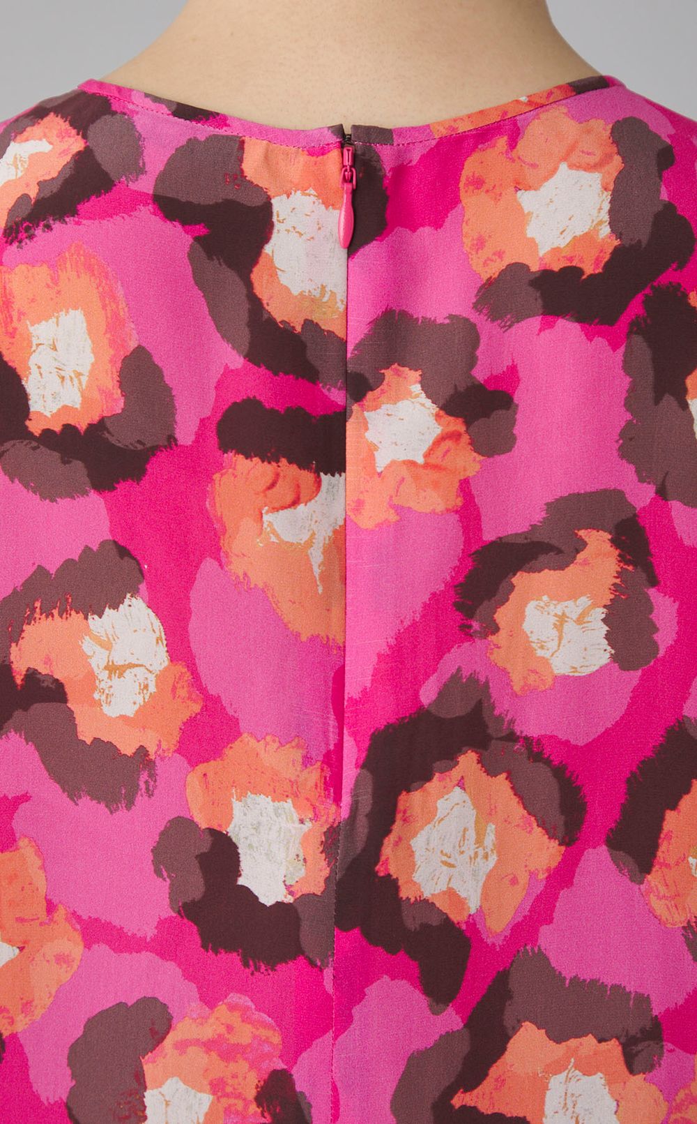 レオパードプリントブラウス