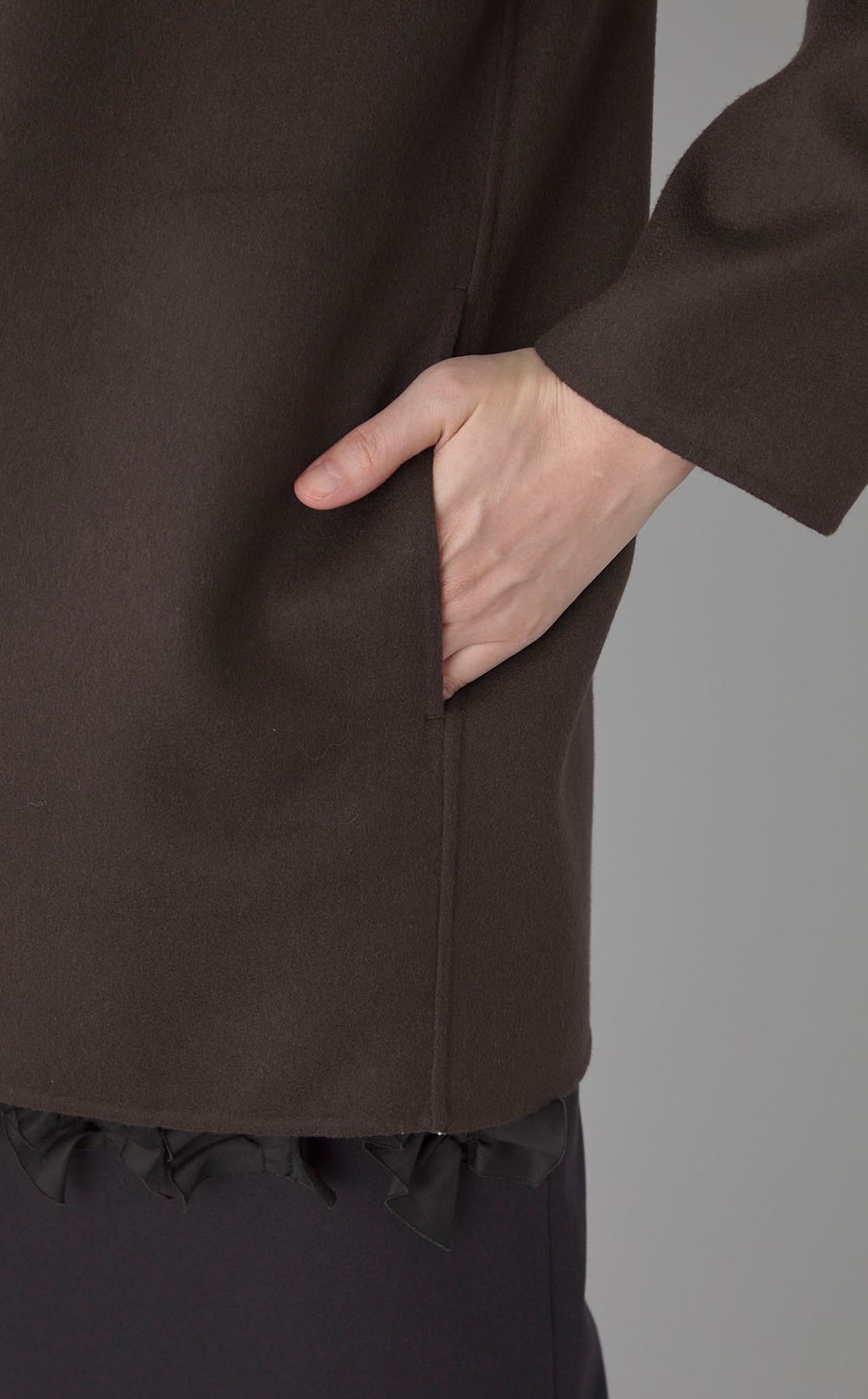 ダブルフェイスジャケットコート