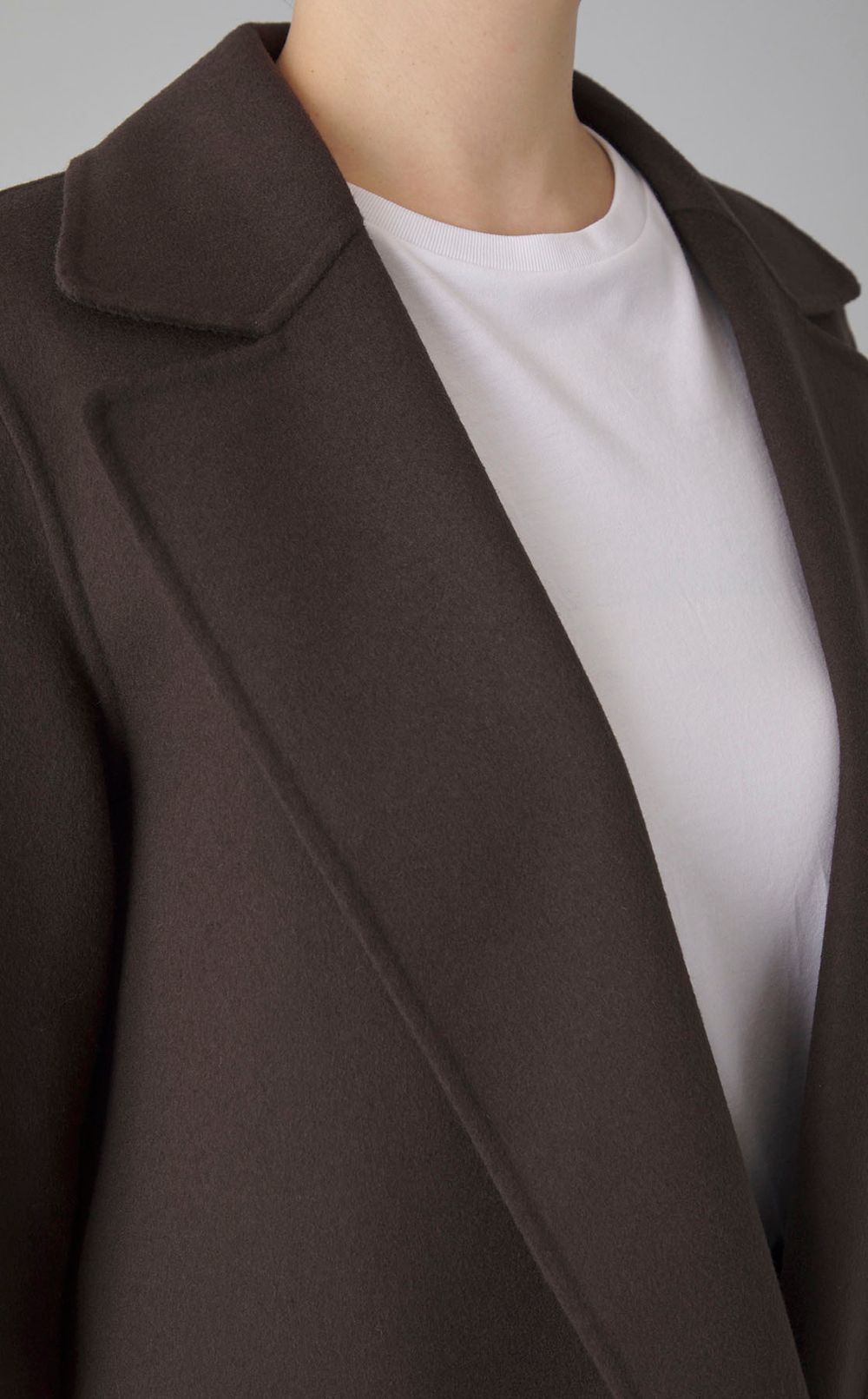 ダブルフェイスジャケットコート