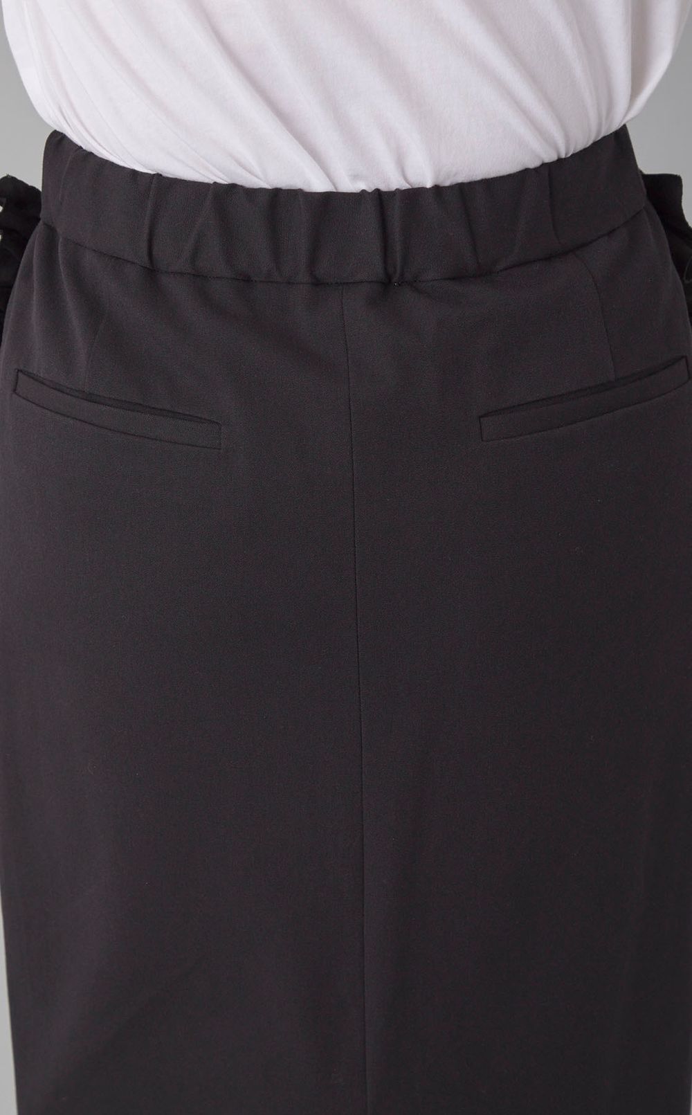 ギャザーフリルペンシルスカート