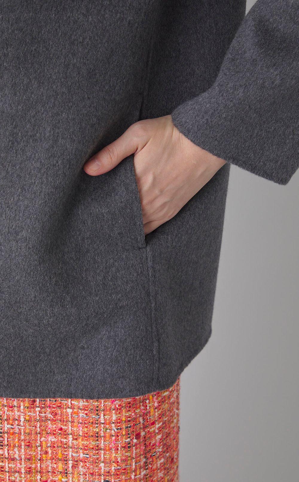 ダブルフェイスジャケットコート