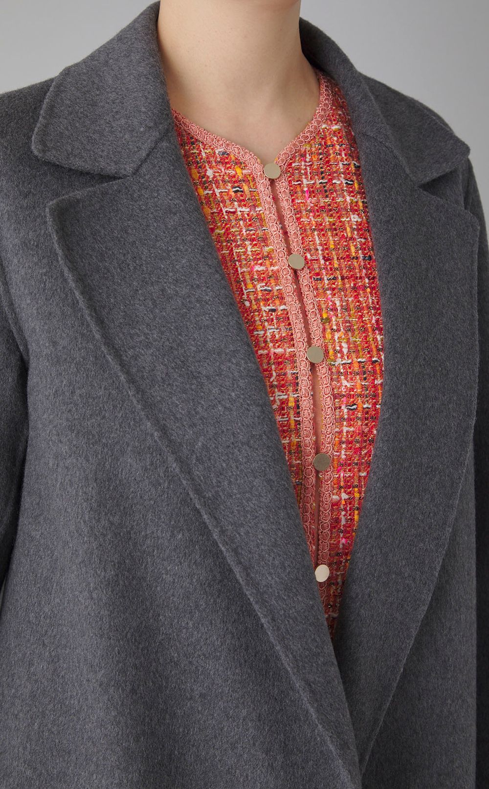 ダブルフェイスジャケットコート