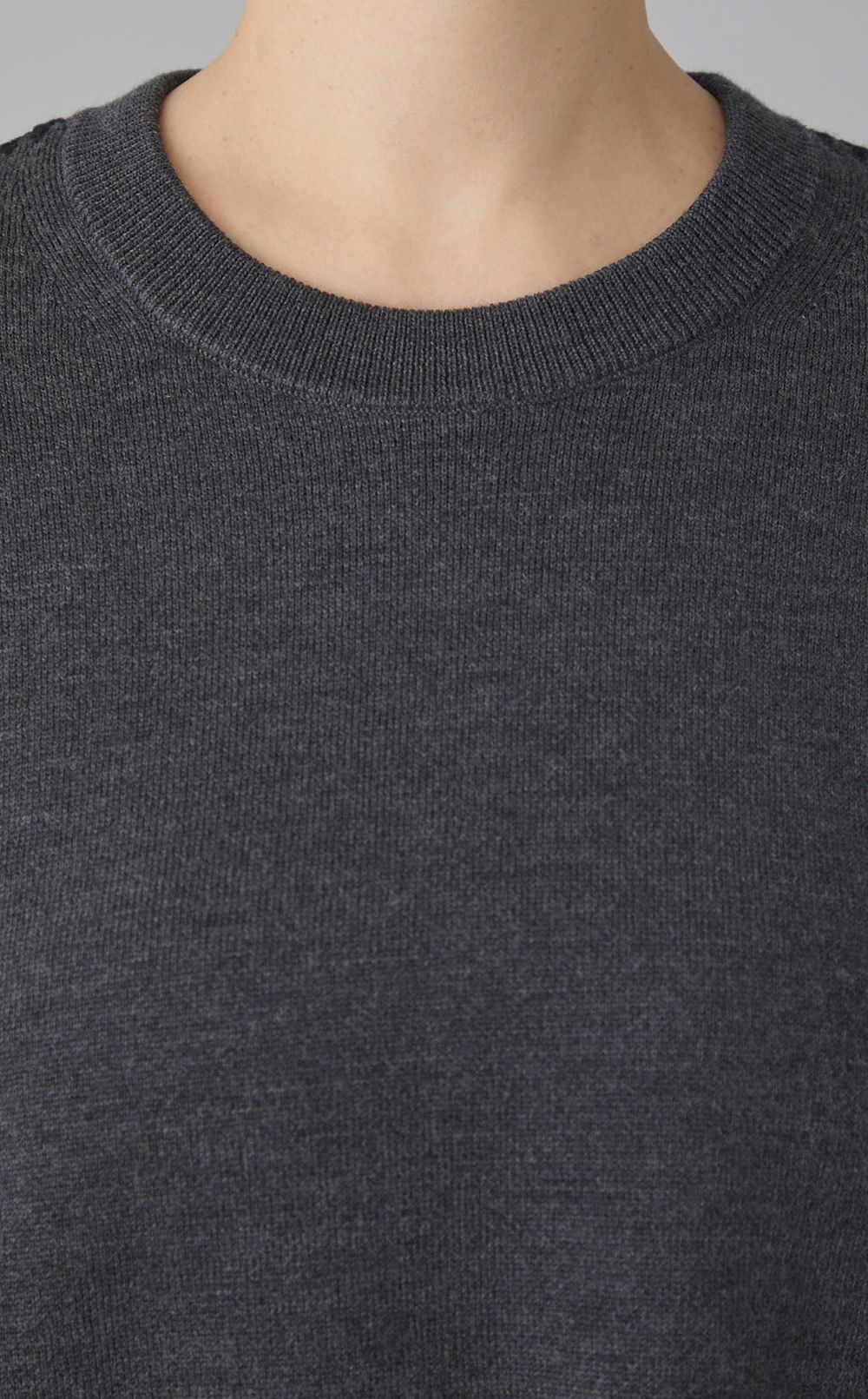 配色ステッチニットプルオーバー