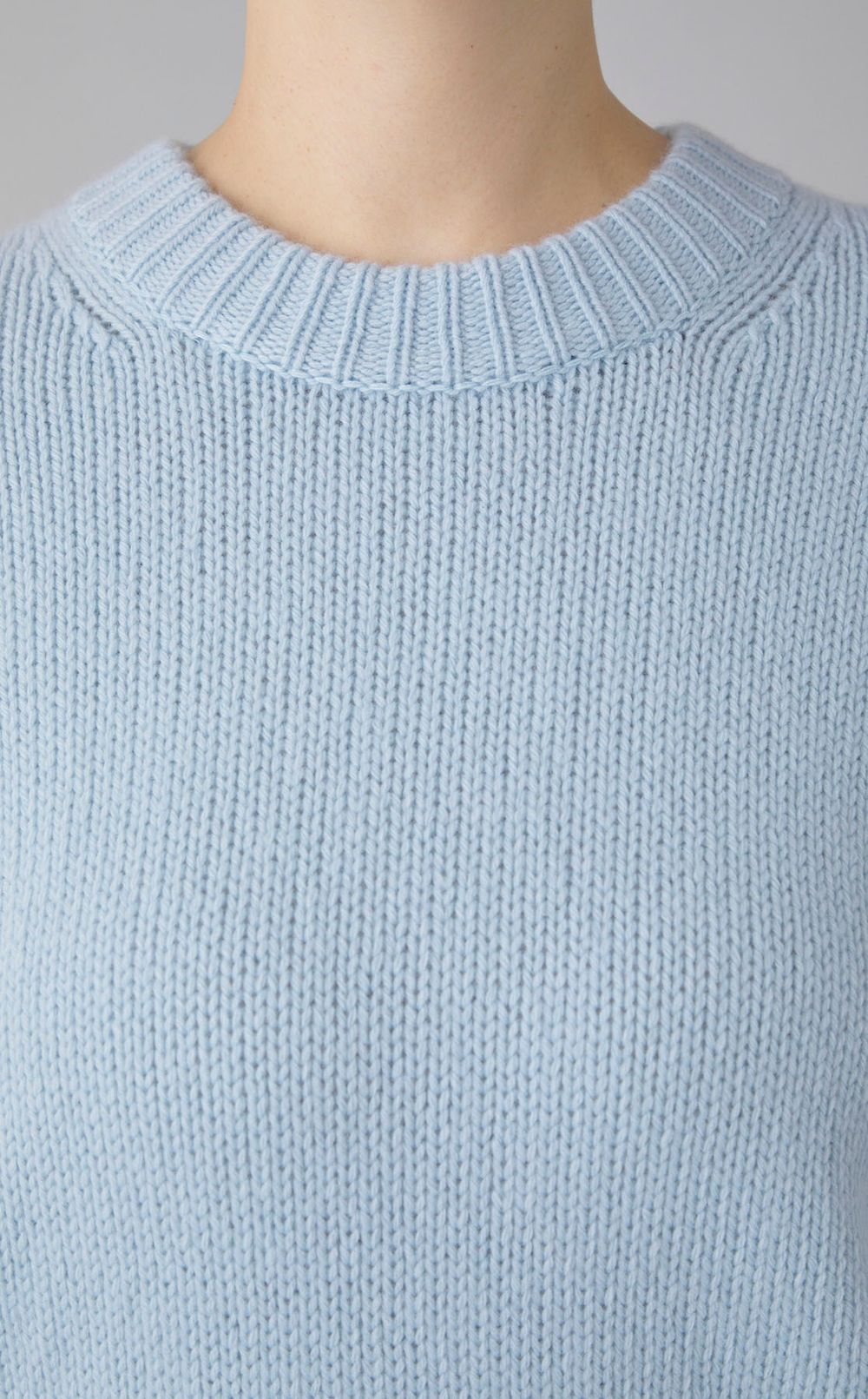 ウールオーバーサイズニットプルオーバー