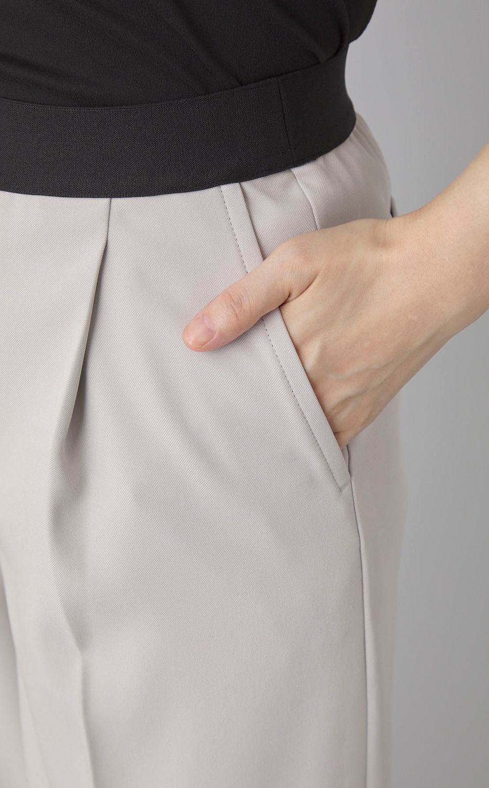 トリアセワンタックワイドパンツ