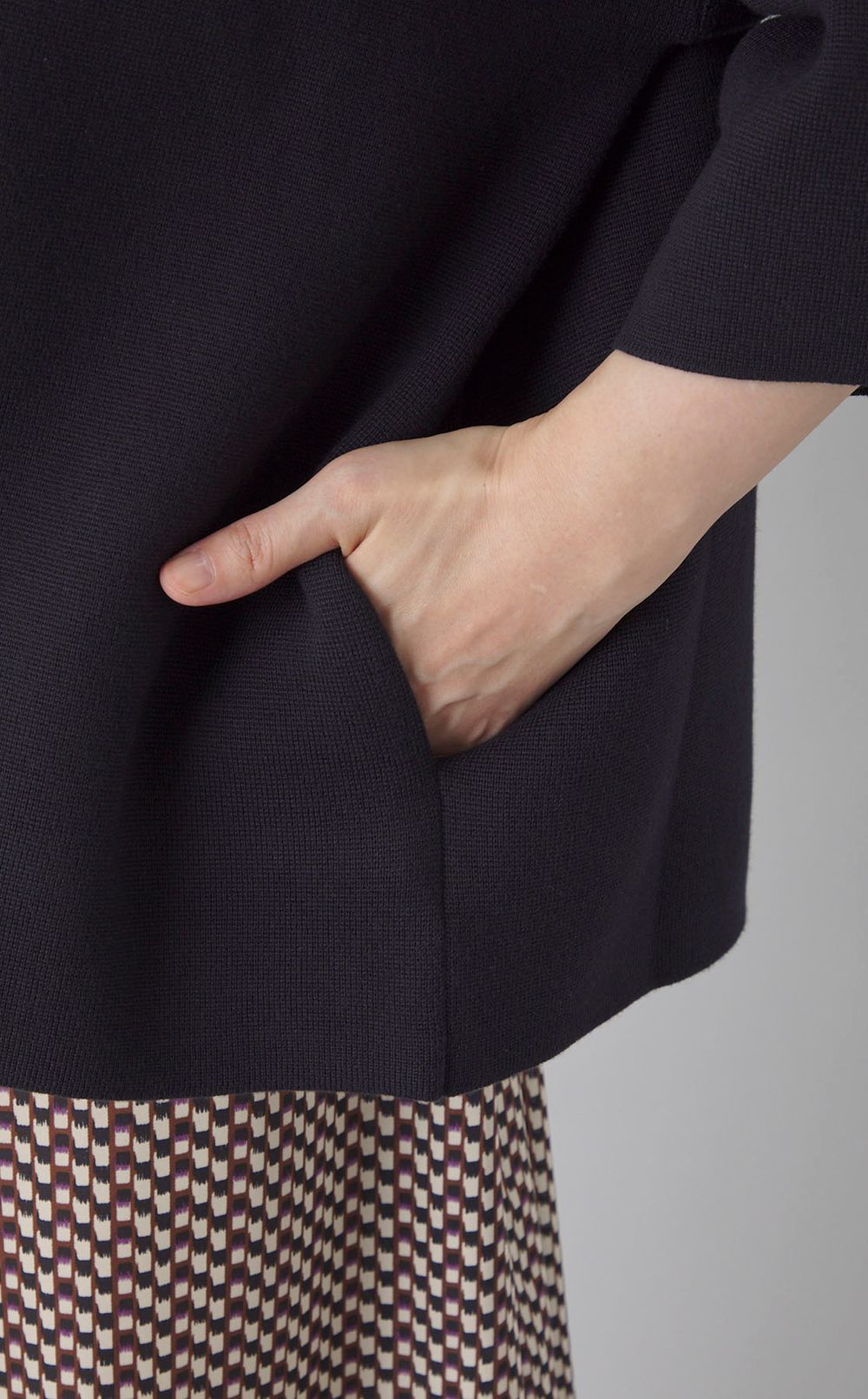 ミラノリブノーカラージャケット