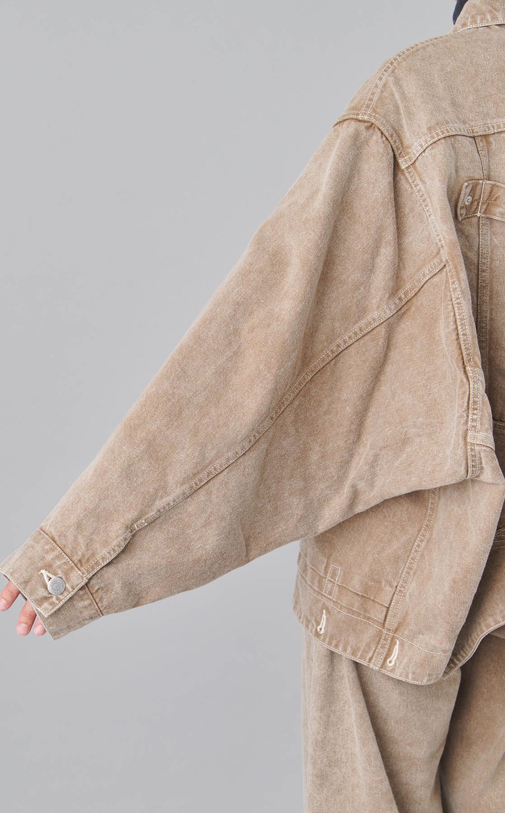 ダブルエンドオーガニックデニムブルゾン