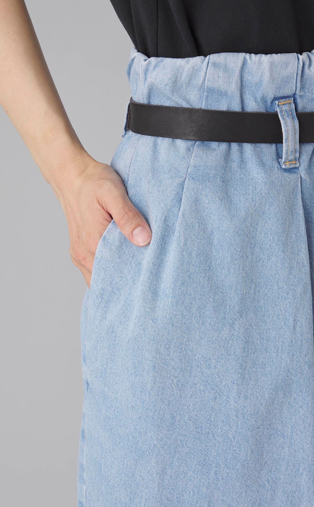 デニムロングスカート