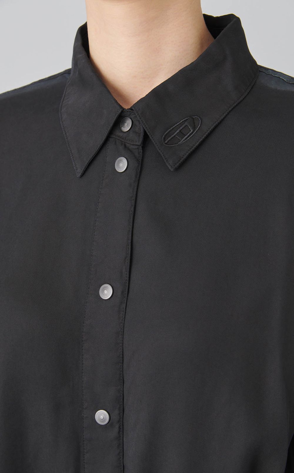 ウェストスリーブシャツワンピース