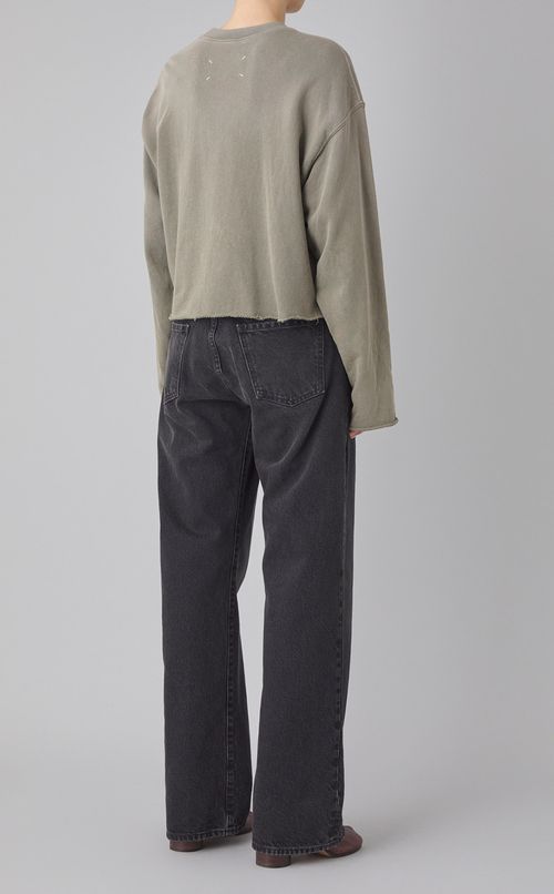 コントラストポケットデニムパンツ