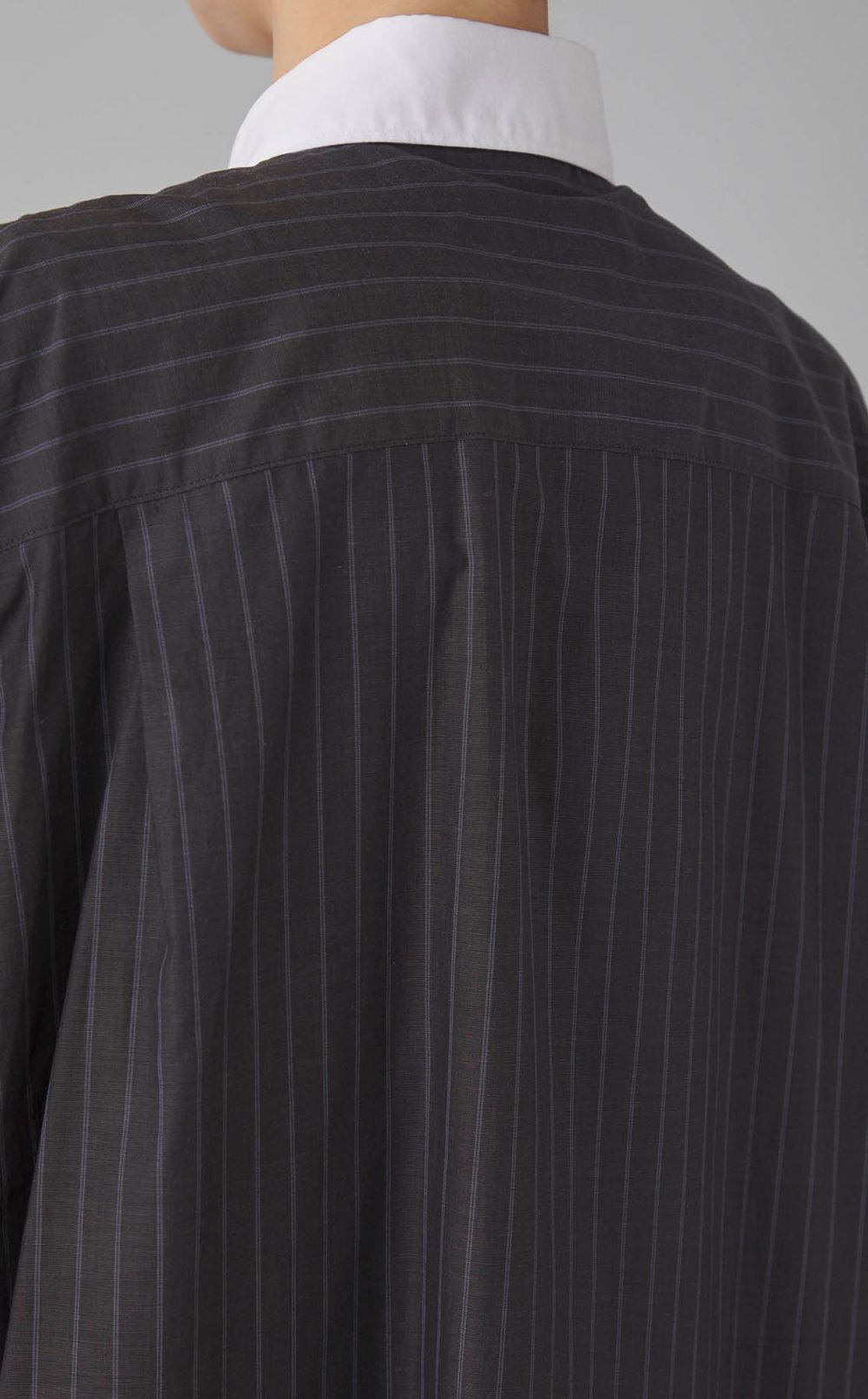 ダブルフロントコットンシャツワンピース