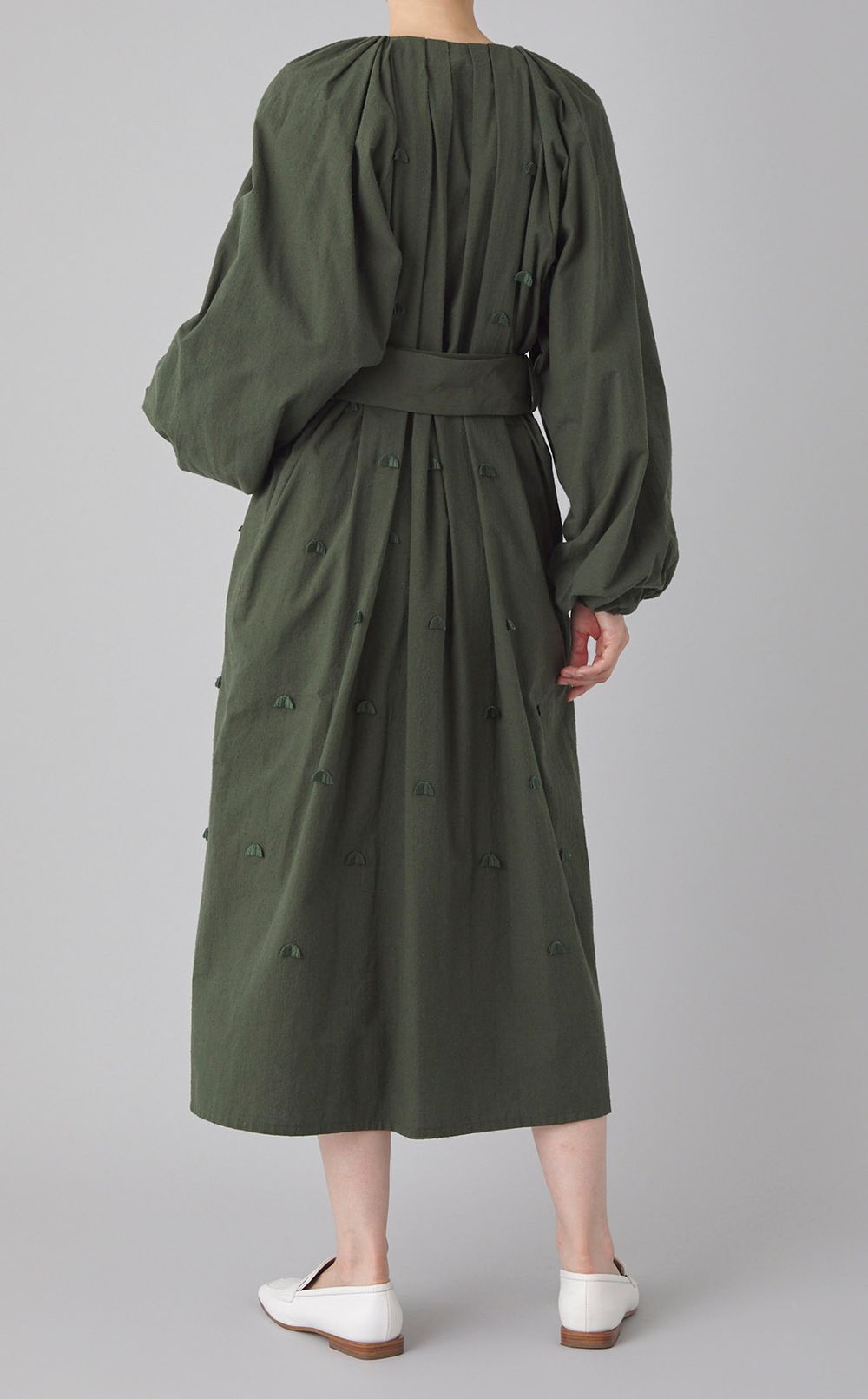 幾何学モチーフワンピース