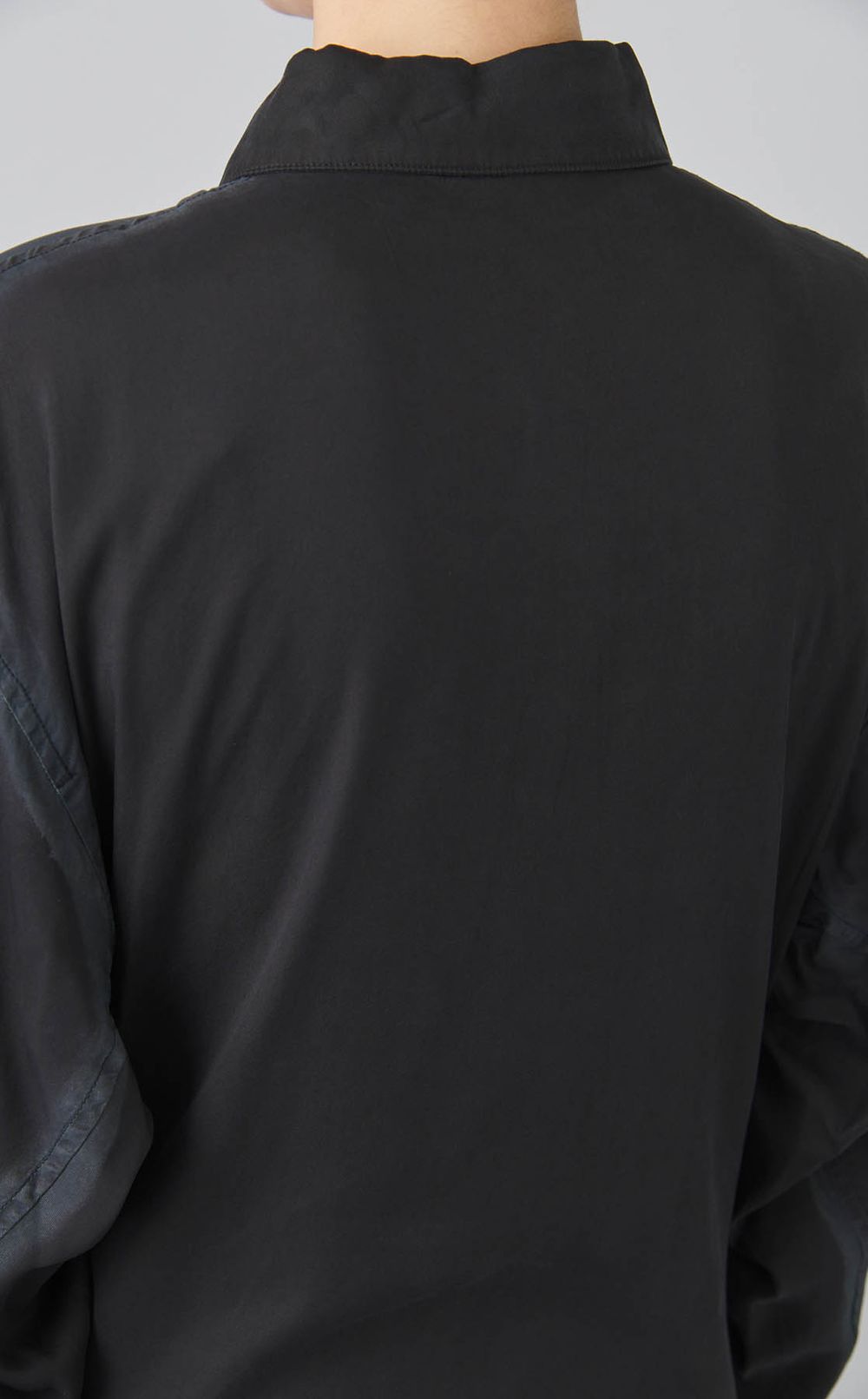 ウェストスリーブシャツワンピース