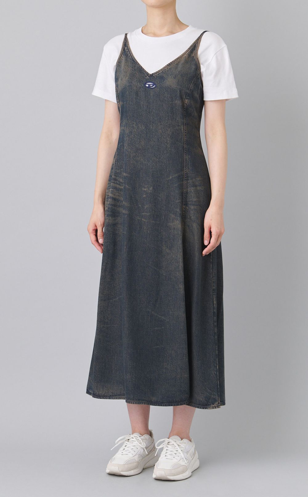 デニムキャミソールワンピース