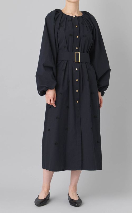 幾何学モチーフワンピース