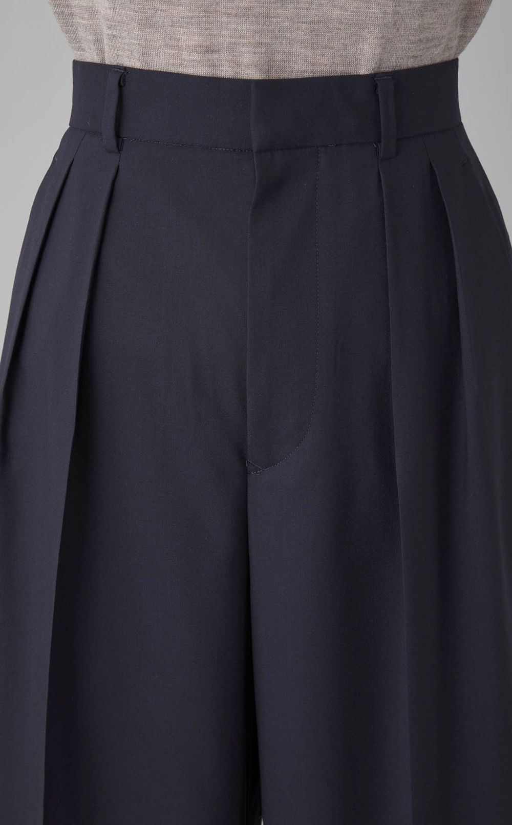 ウールトロバギーパンツ