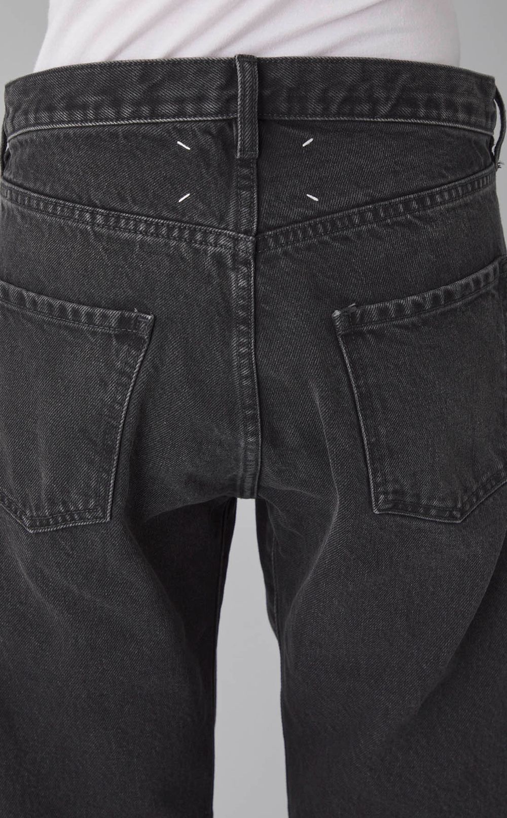 コントラストポケットデニムパンツ