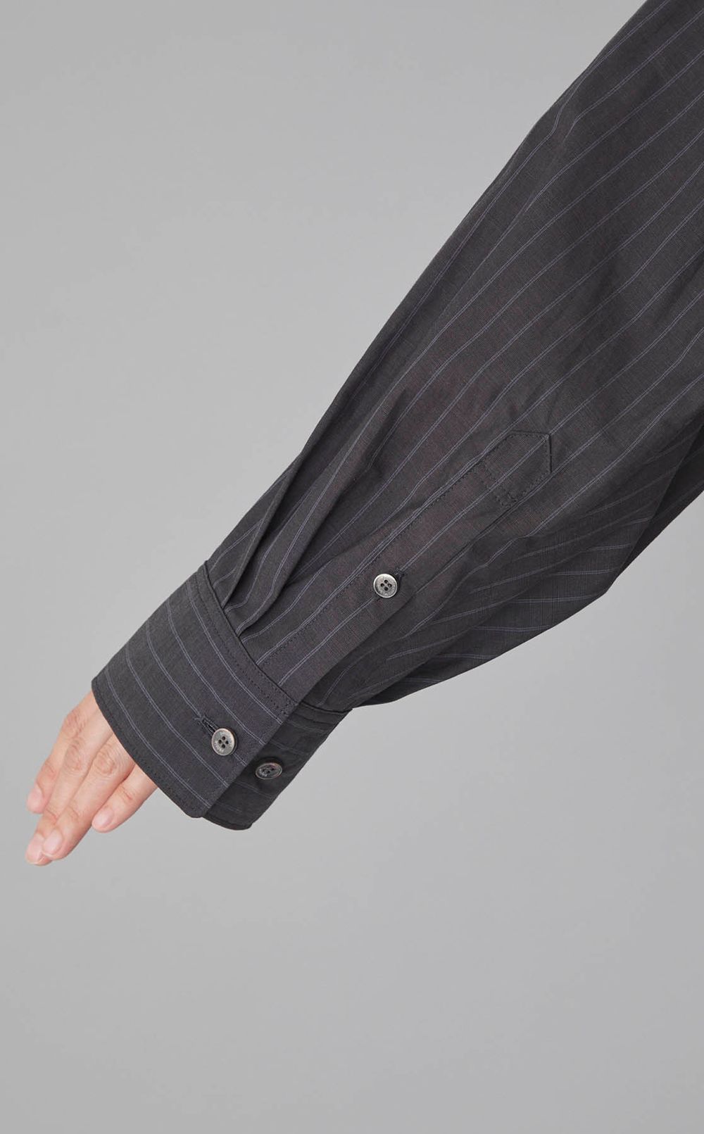 ダブルフロントコットンシャツワンピース