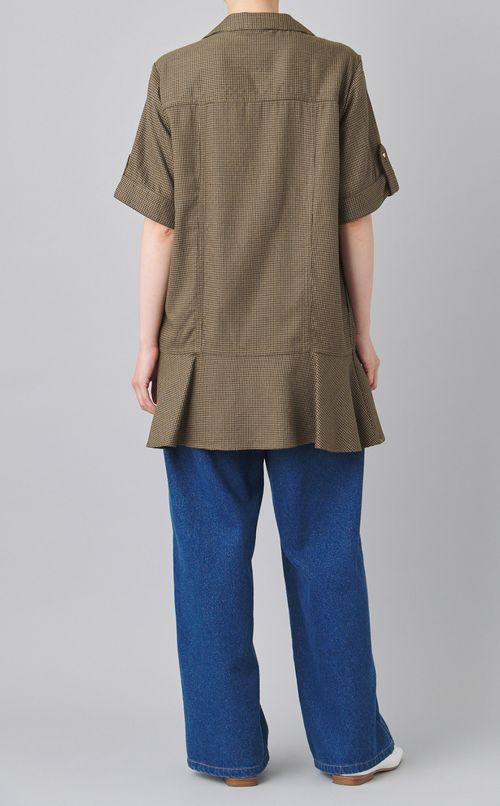 レースアップミニワンピース