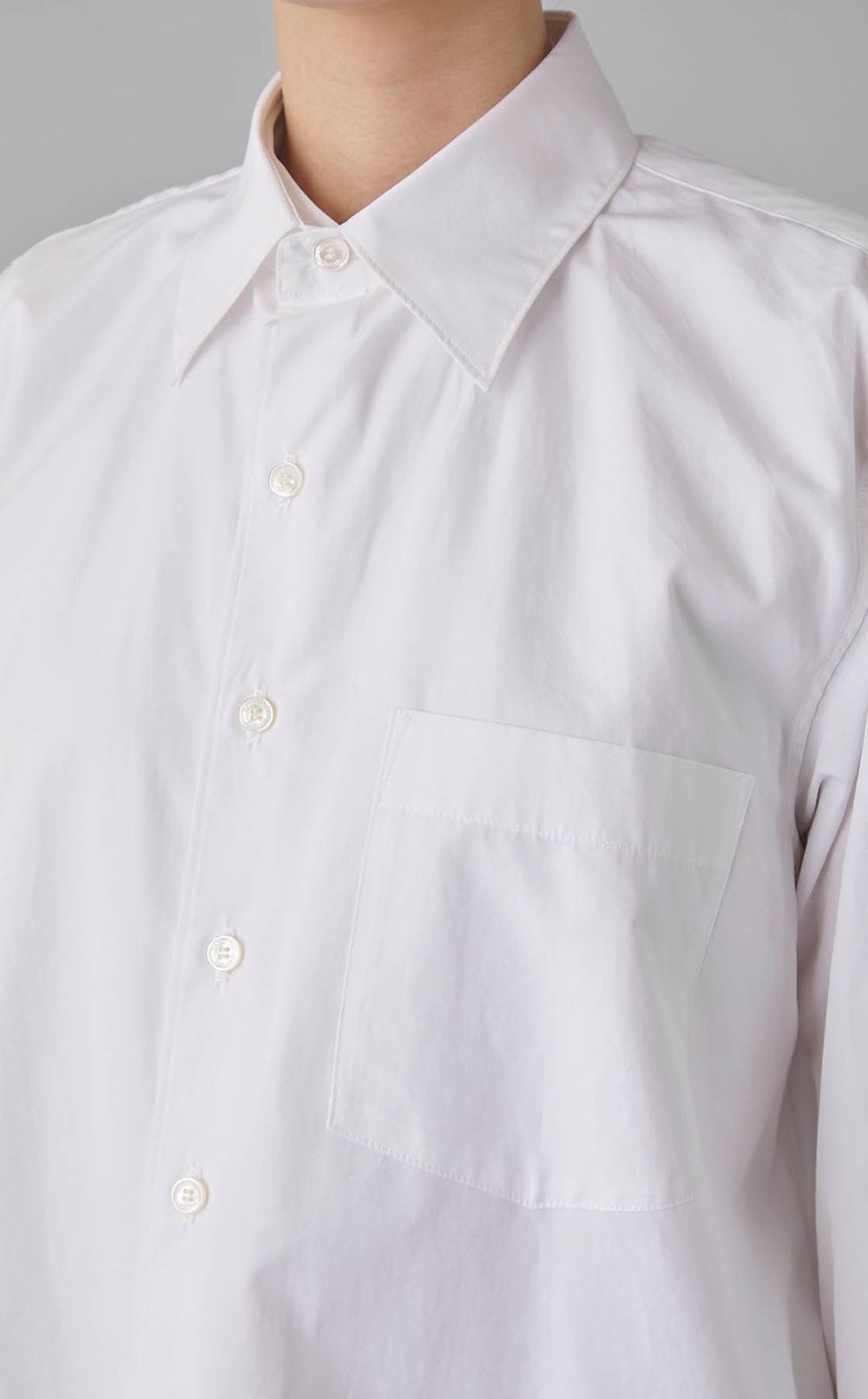 ダブルフロントストライプシャツ