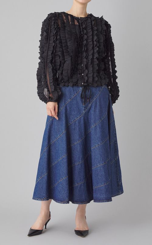 ラウンドフリルジャケット